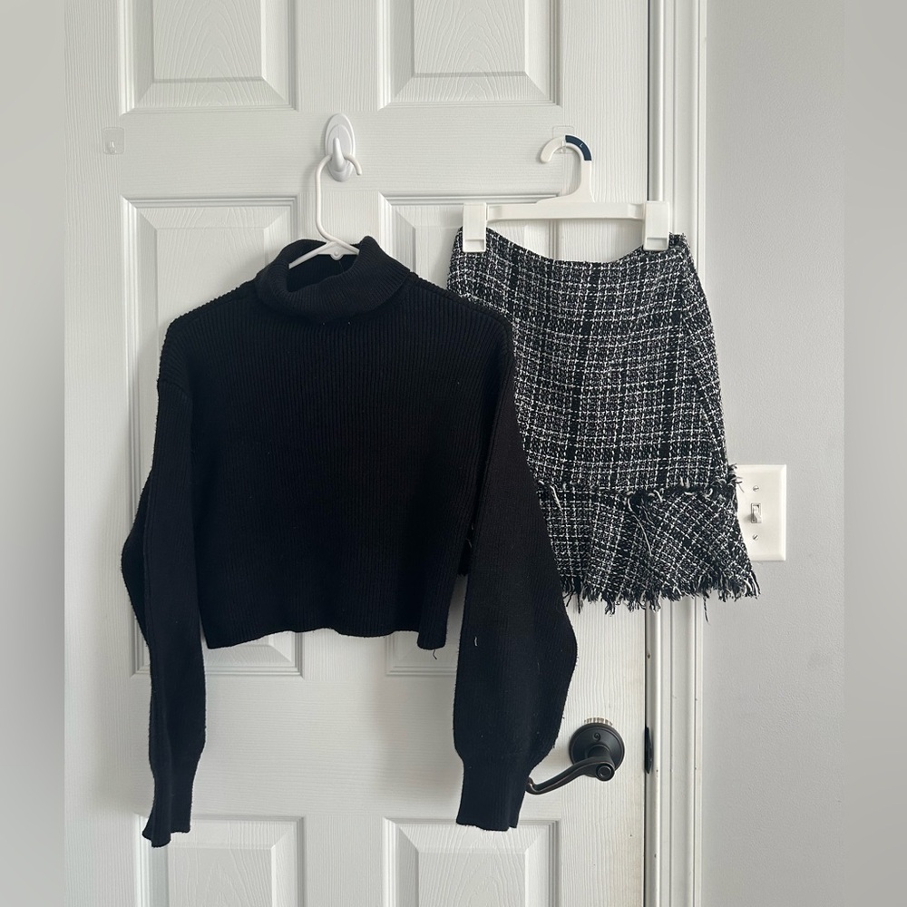 Francesca’s sweater and skirt set